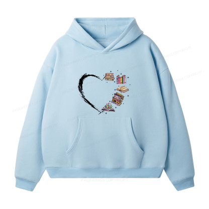 Pagewings Book Lover Unisex Fleece Hoodie Set