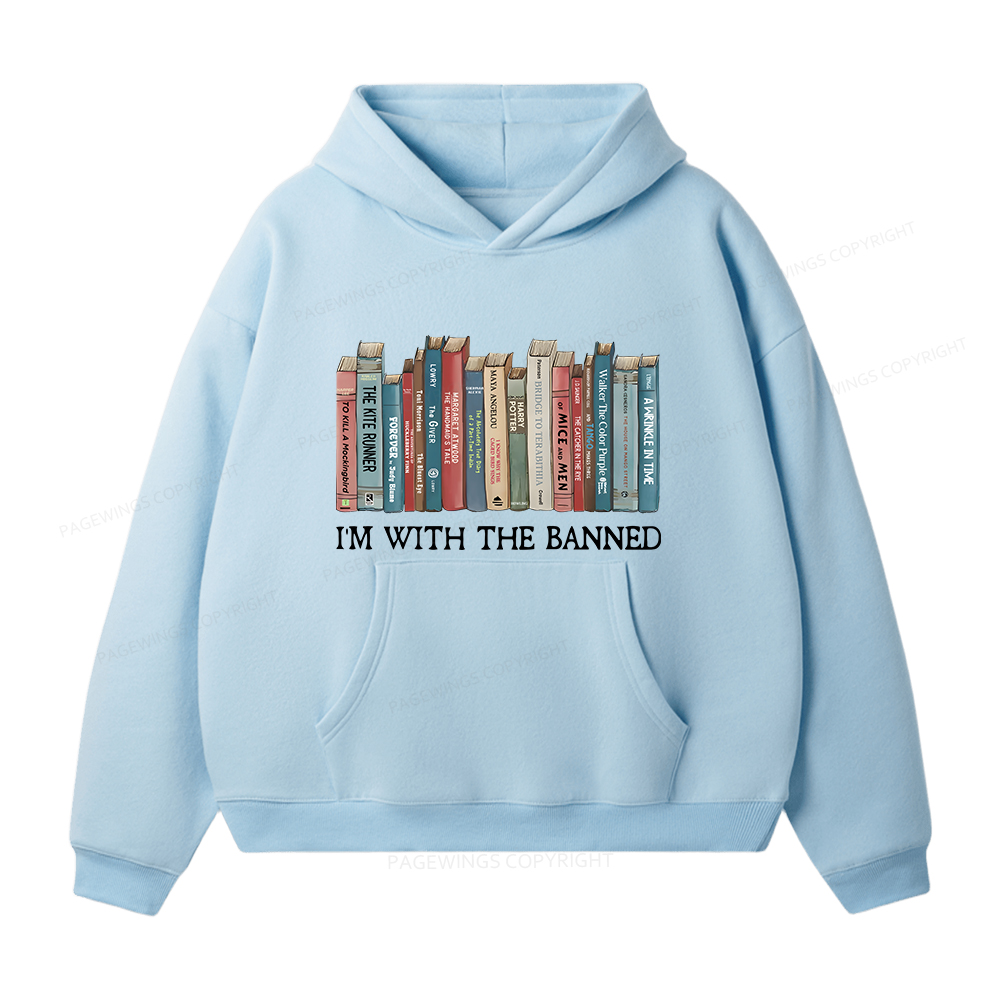 Pagewings I'm With The Banned Unisex Fleece Hoodie Set