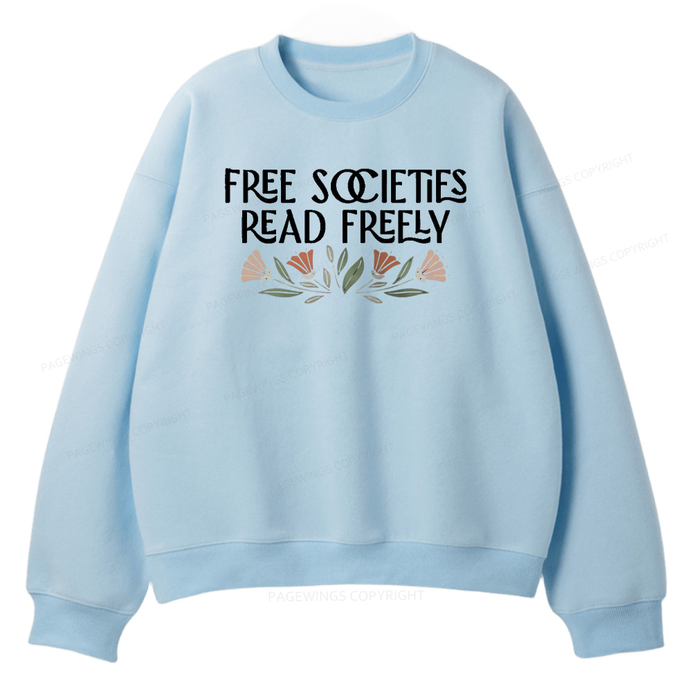 Pagewings Read Freely Unisex Fleece Sweatshirt Set 