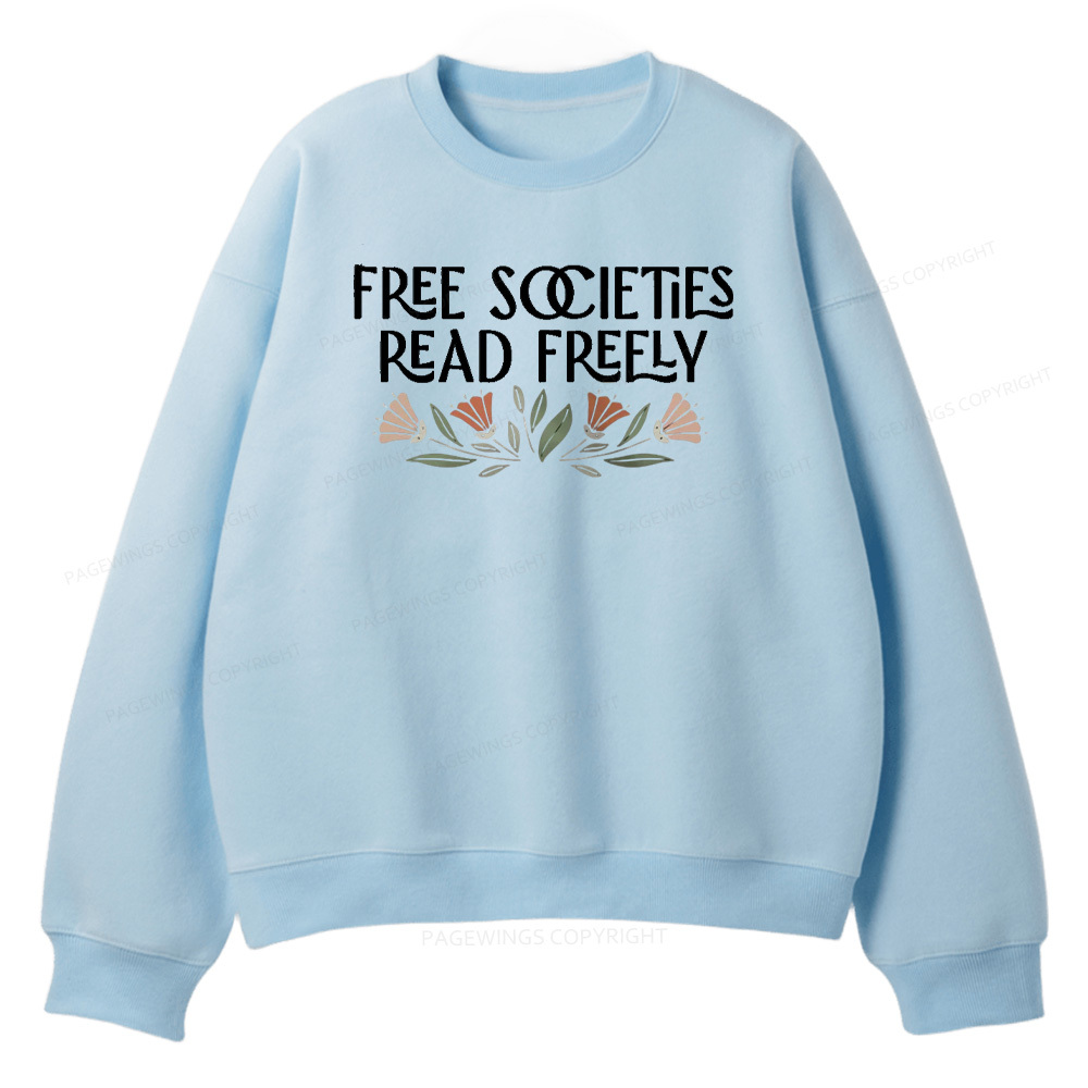 Pagewings Read Freely Unisex Fleece Sweatshirt Set 