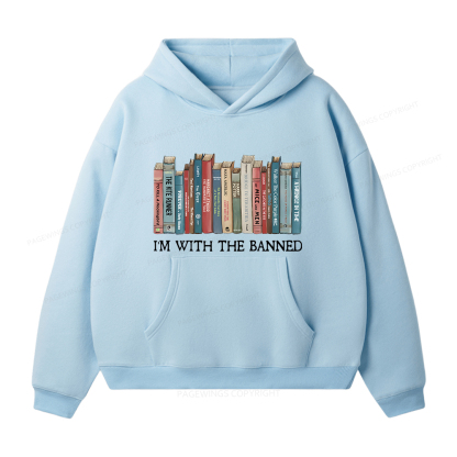 Pagewings I'm With The Banned Unisex Fleece Hoodie Set