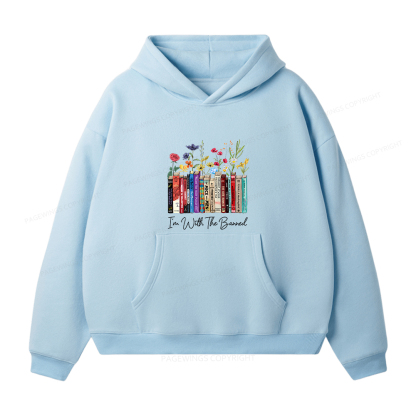 Pagewings I'm With The Banned Flowers Unisex Fleece Hoodie Set