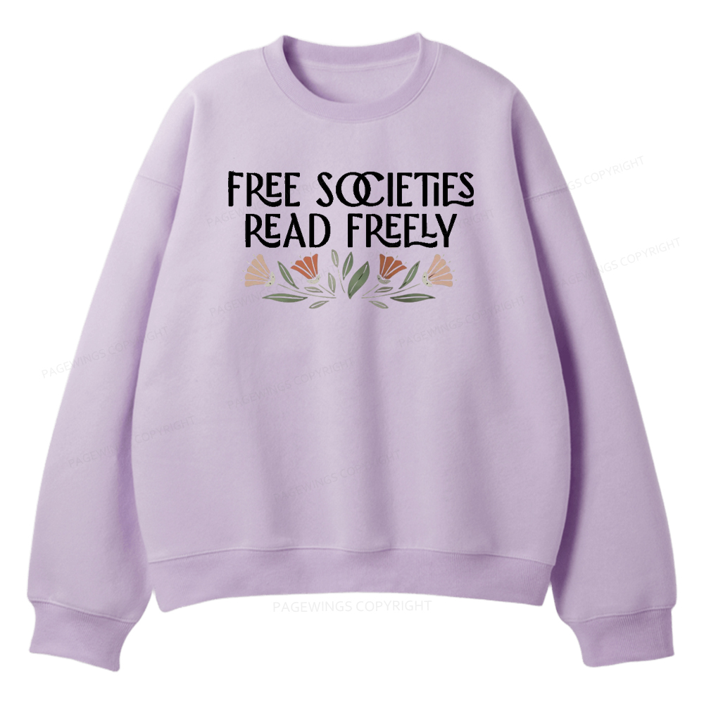Pagewings Read Freely Unisex Fleece Sweatshirt Set 