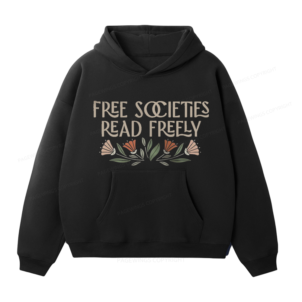 Pagewings Read Freely Unisex Fleece Hoodie Set
