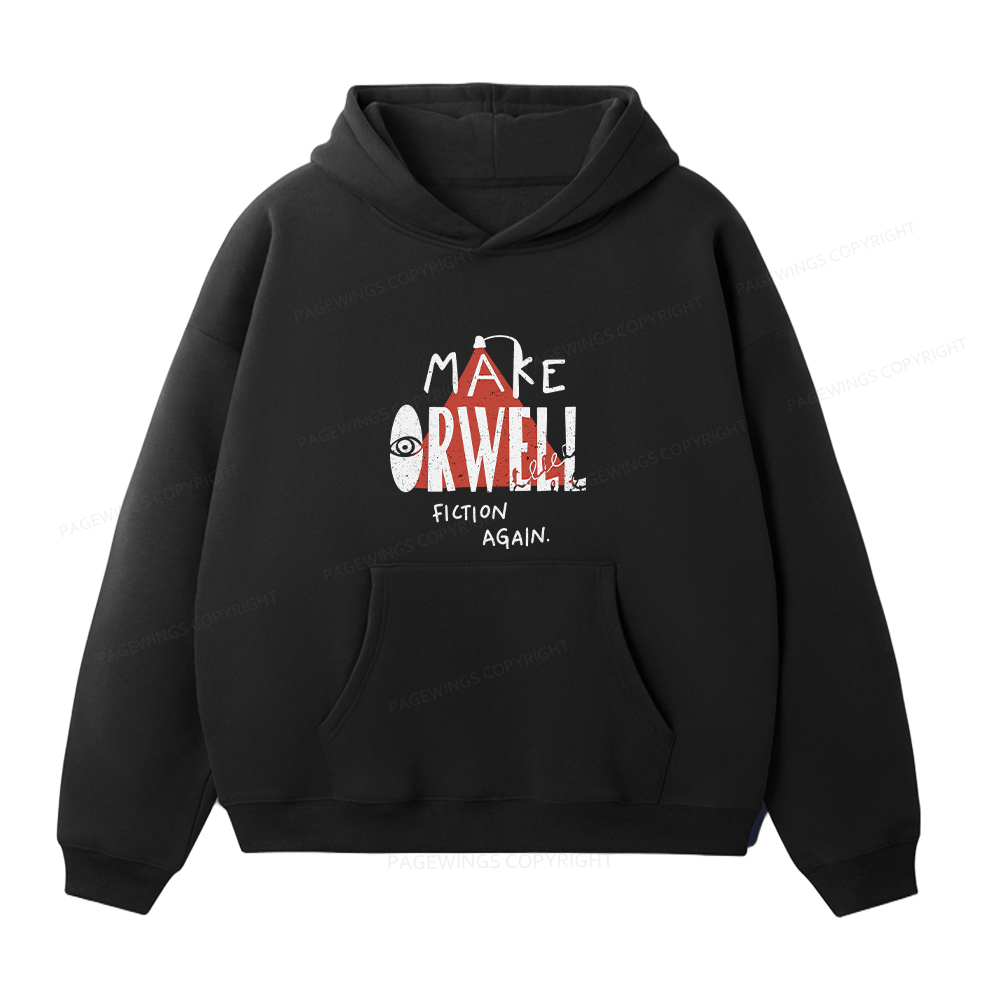 Pagewings Make Orwell Fiction Again Unisex Fleece Hoodie Set
