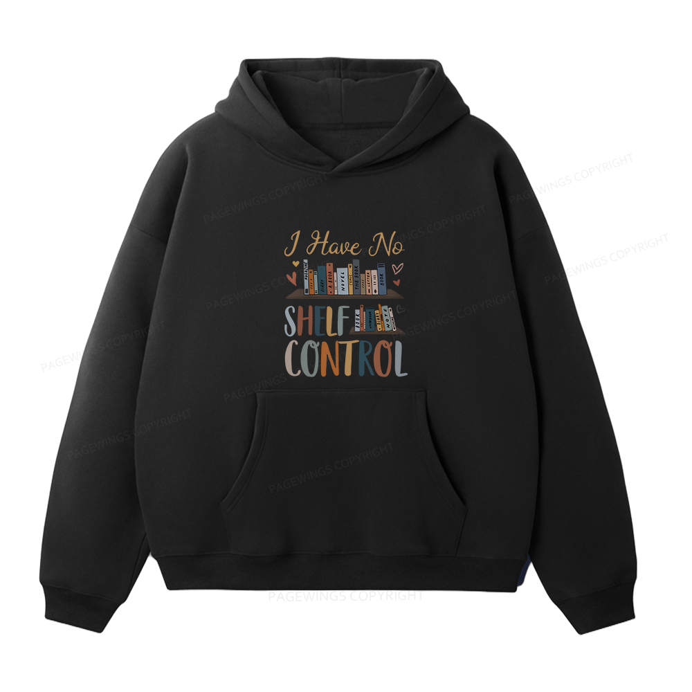Pagewings I Have No Shelf Control Unisex Fleece Hoodie Set
