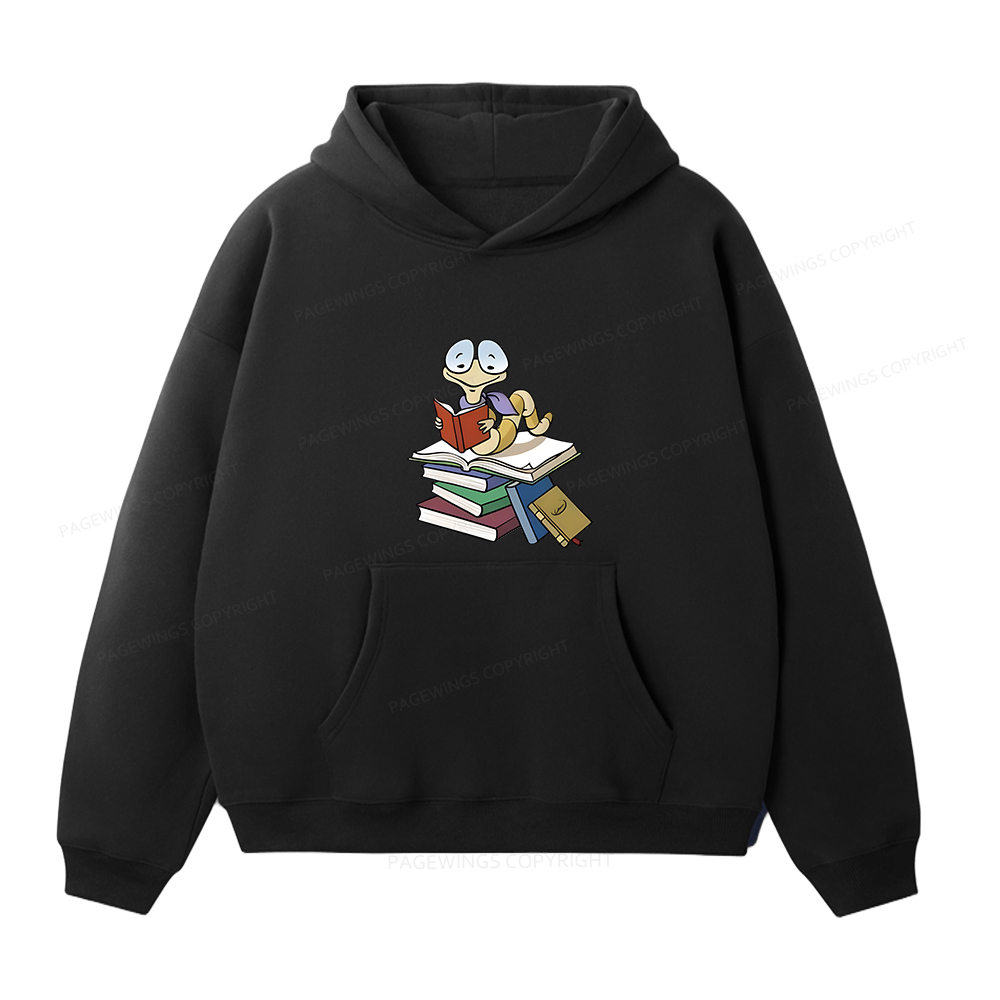 Pagewings Reading Snail and Book Unisex Fleece Hoodie Set