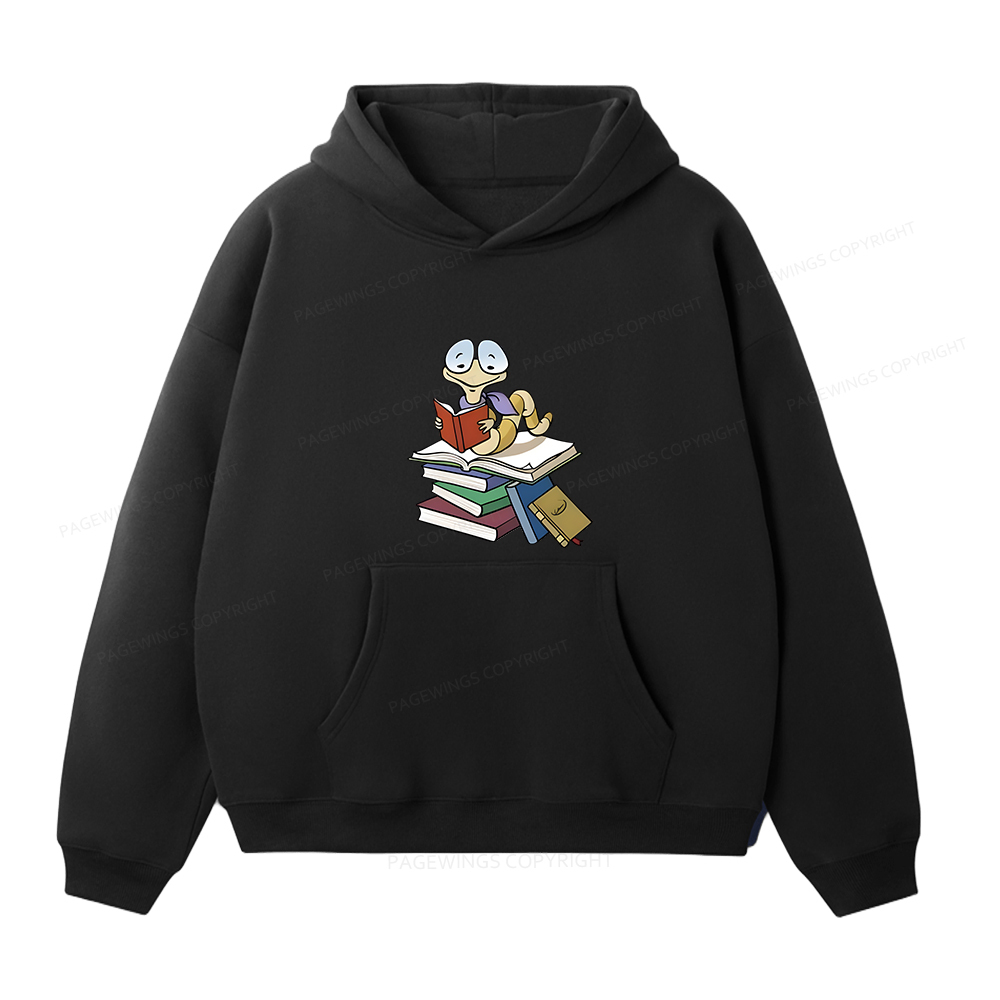 Pagewings Reading Snail and Book Unisex Fleece Hoodie Set