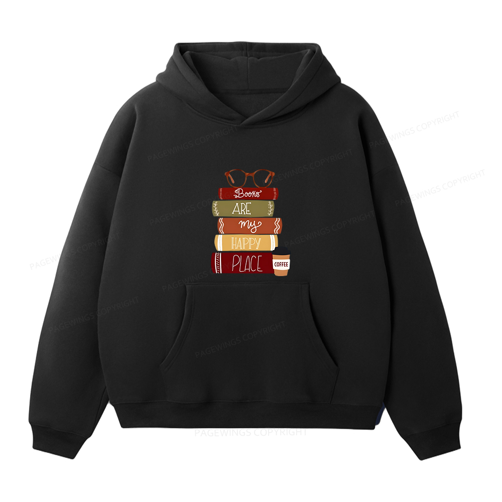 Pagewings Easily Distracted By Cats and Books Unisex Fleece Hoodie Set