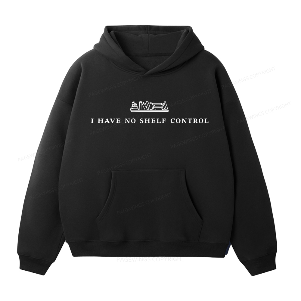 Pagewings I Have No Shelf Control Unisex Fleece Hoodie Set