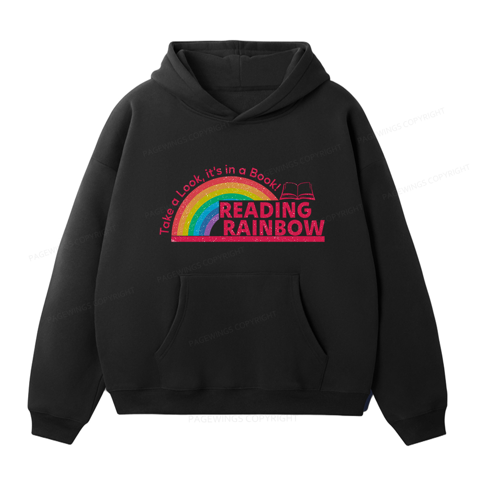 Pagewings Reading Rainbow Unisex Fleece Hoodie Set