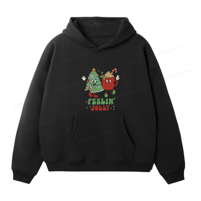Pagewings Feeling Jolly Unisex Fleece Hoodie Set