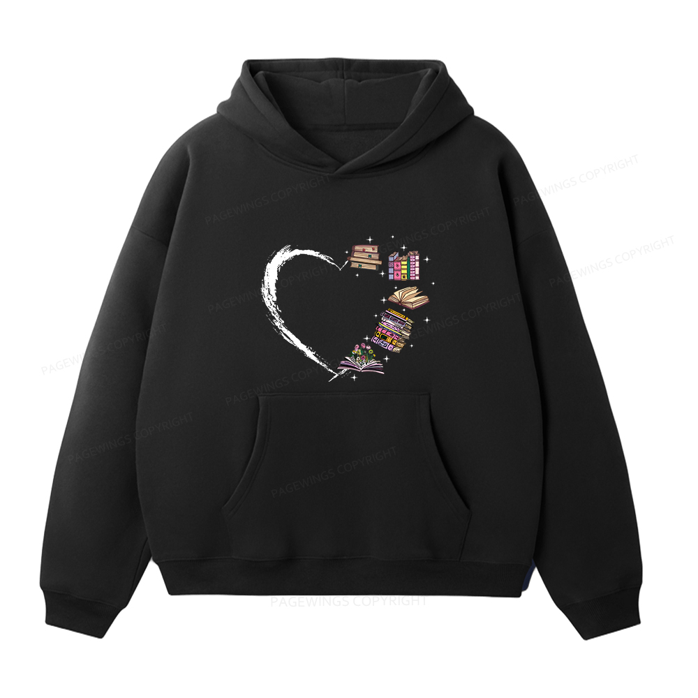 Pagewings Book Lover Unisex Fleece Hoodie Set