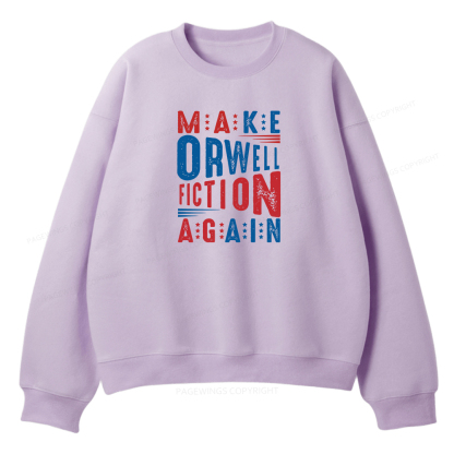 Pagewings 1984 Book Unisex Fleece Sweatshirt Set 