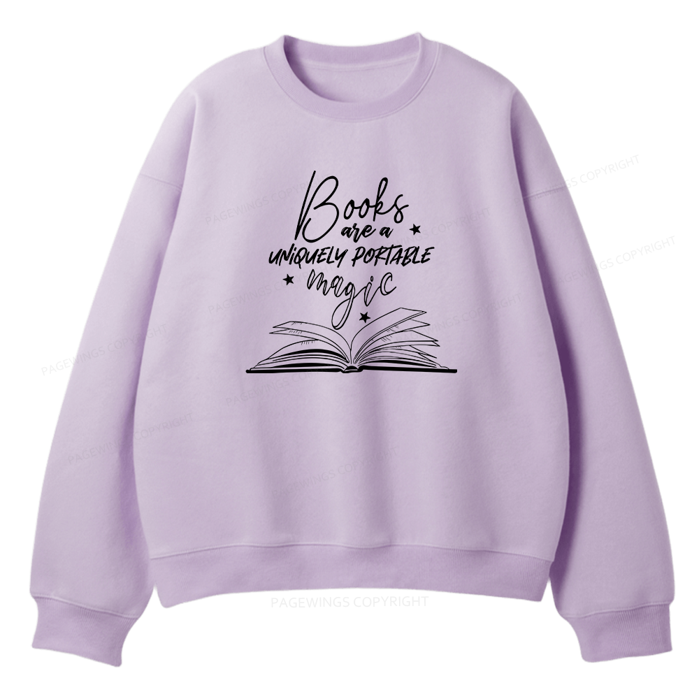 Pagewings Books Are A Uniquely Portable Magic Unisex Fleece Sweatshirt Set 