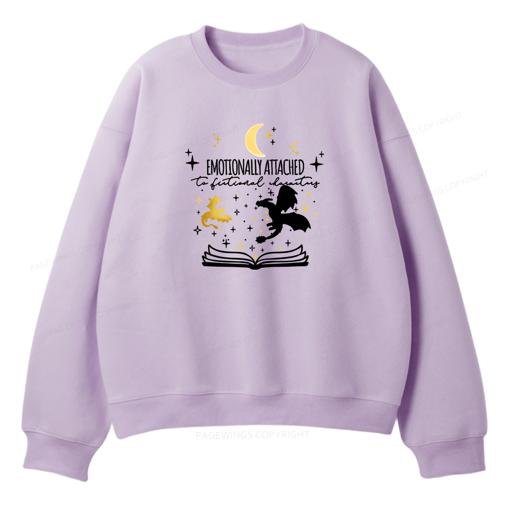 Pagewings Fourth Wing Dragon Unisex Fleece Sweatshirt Set 