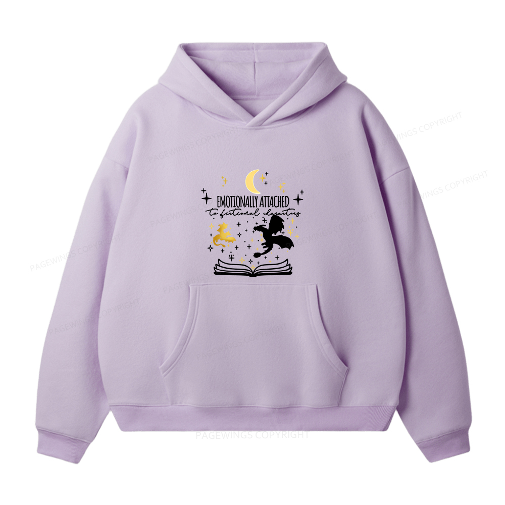 Pagewings Fourth Wing Dragon Unisex Fleece Hoodie Set