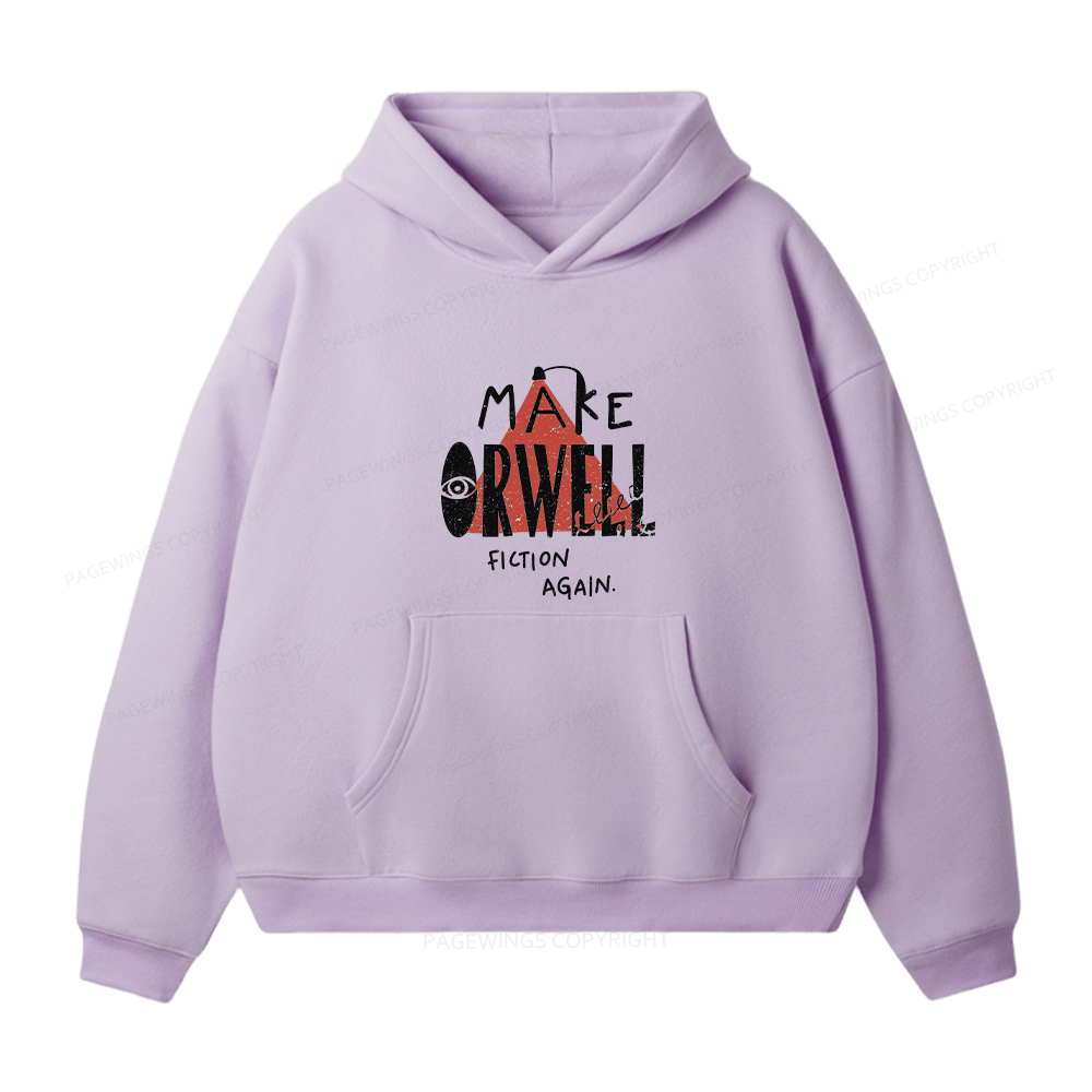 Pagewings Make Orwell Fiction Again Unisex Fleece Hoodie Set