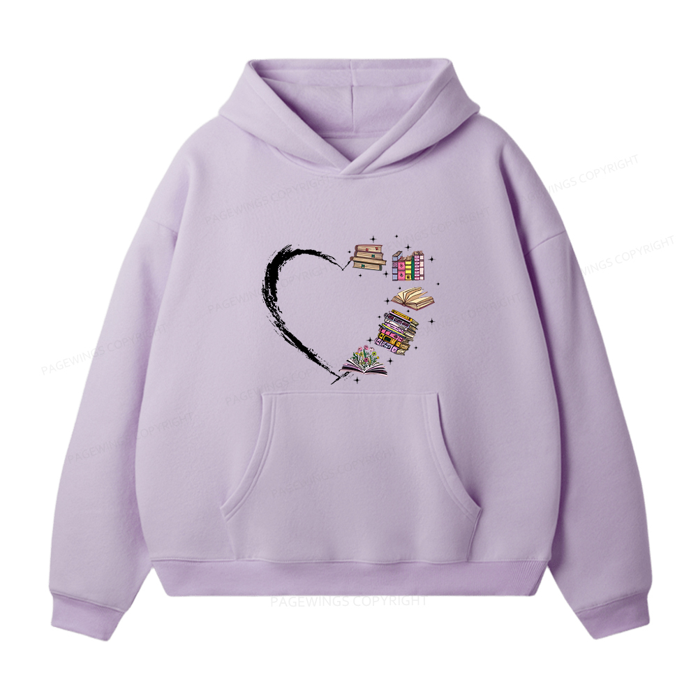 Pagewings Book Lover Unisex Fleece Hoodie Set
