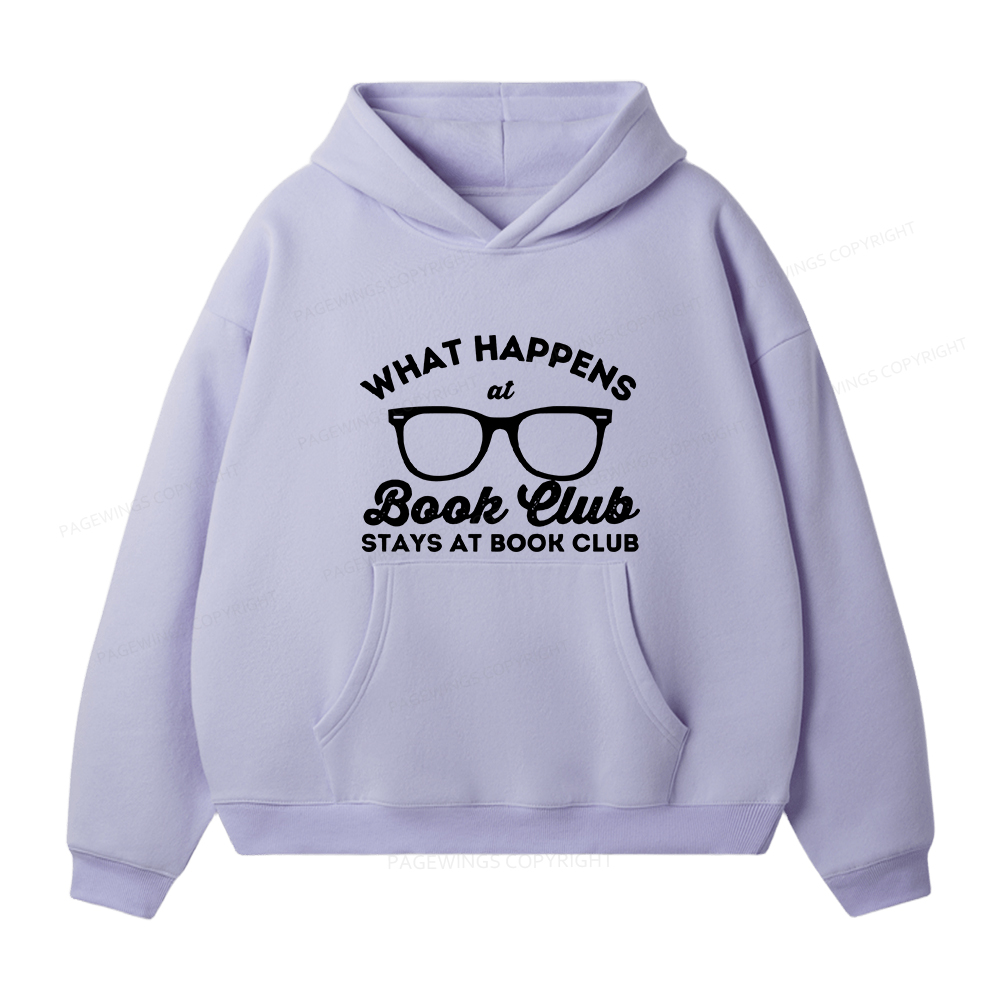Pagewings What Happens At Book Club Unisex Fleece Hoodie Set