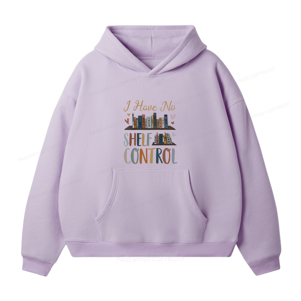 Pagewings I Have No Shelf Control Unisex Fleece Hoodie Set