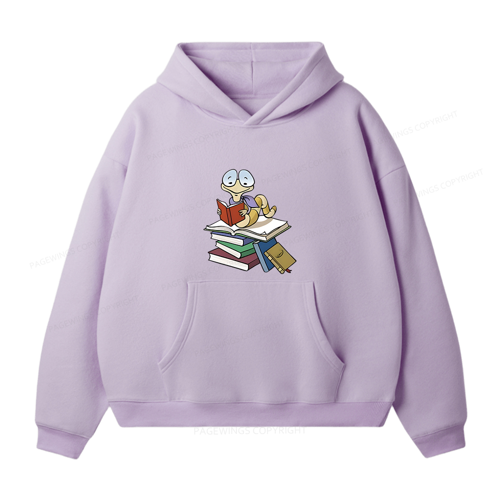Pagewings Reading Snail and Book Unisex Fleece Hoodie Set