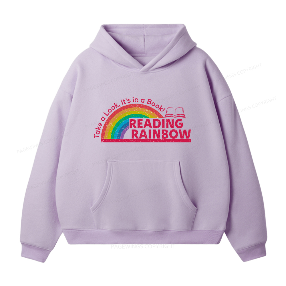 Pagewings Reading Rainbow Unisex Fleece Hoodie Set