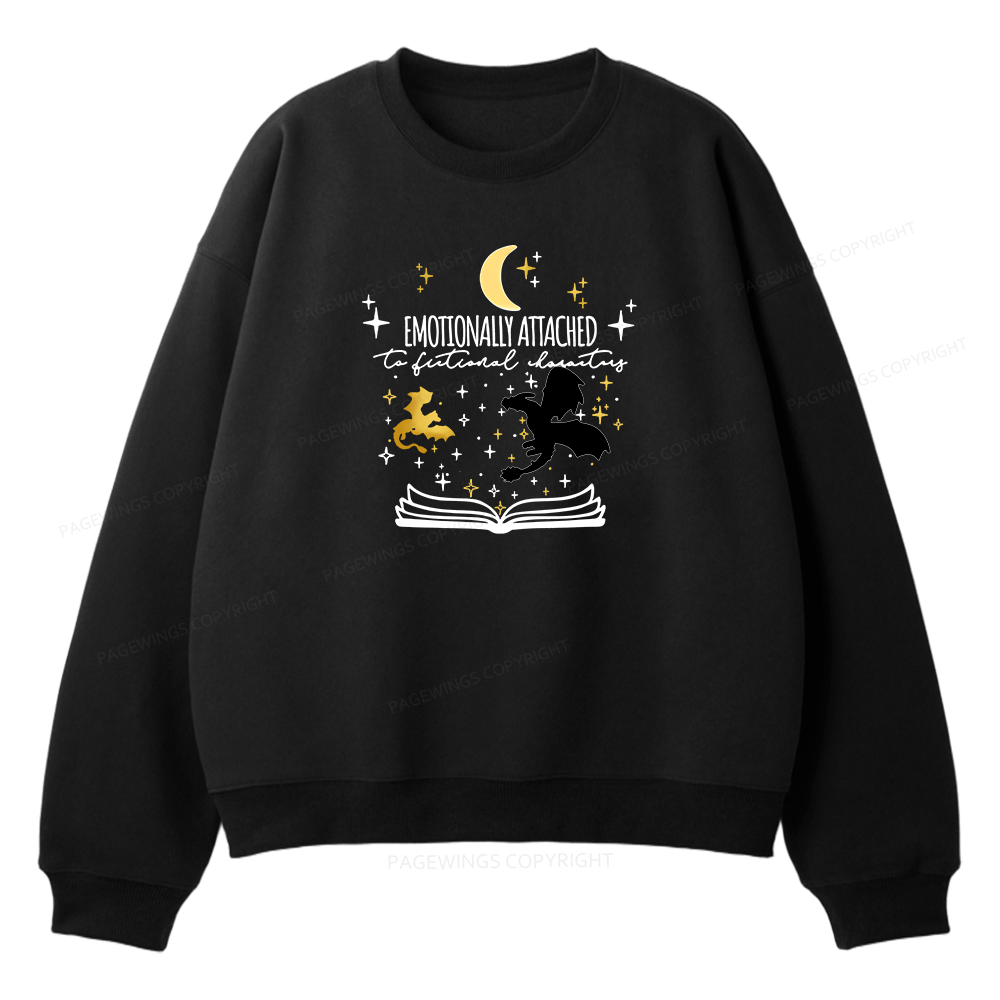 Pagewings Fourth Wing Dragon Unisex Fleece Sweatshirt Set 