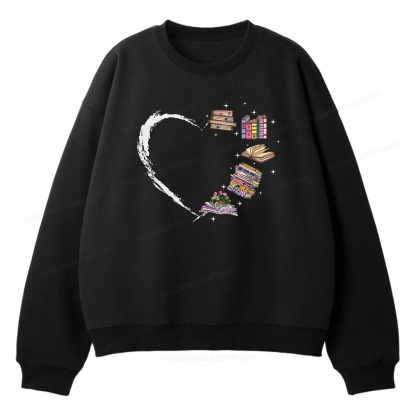 Pagewings Book Lover Unisex Fleece Sweatshirt Set 