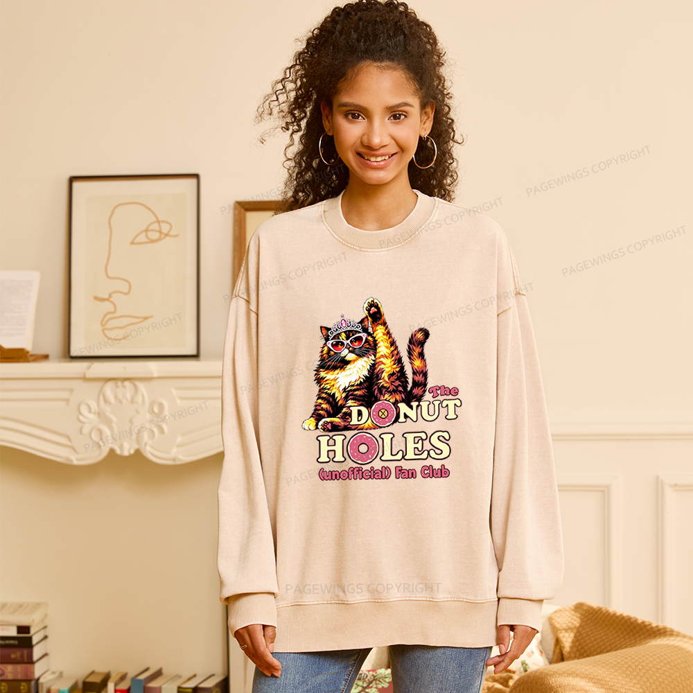 Pagewings Sci Fi Bookish Unisex Washed Sweatshirt