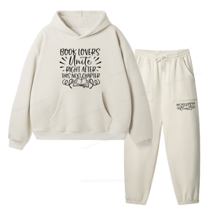 Pagewings Book Lovers Unisex Fleece Hoodie Set