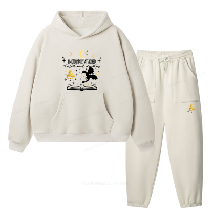 Pagewings Fourth Wing Dragon Unisex Fleece Hoodie Set