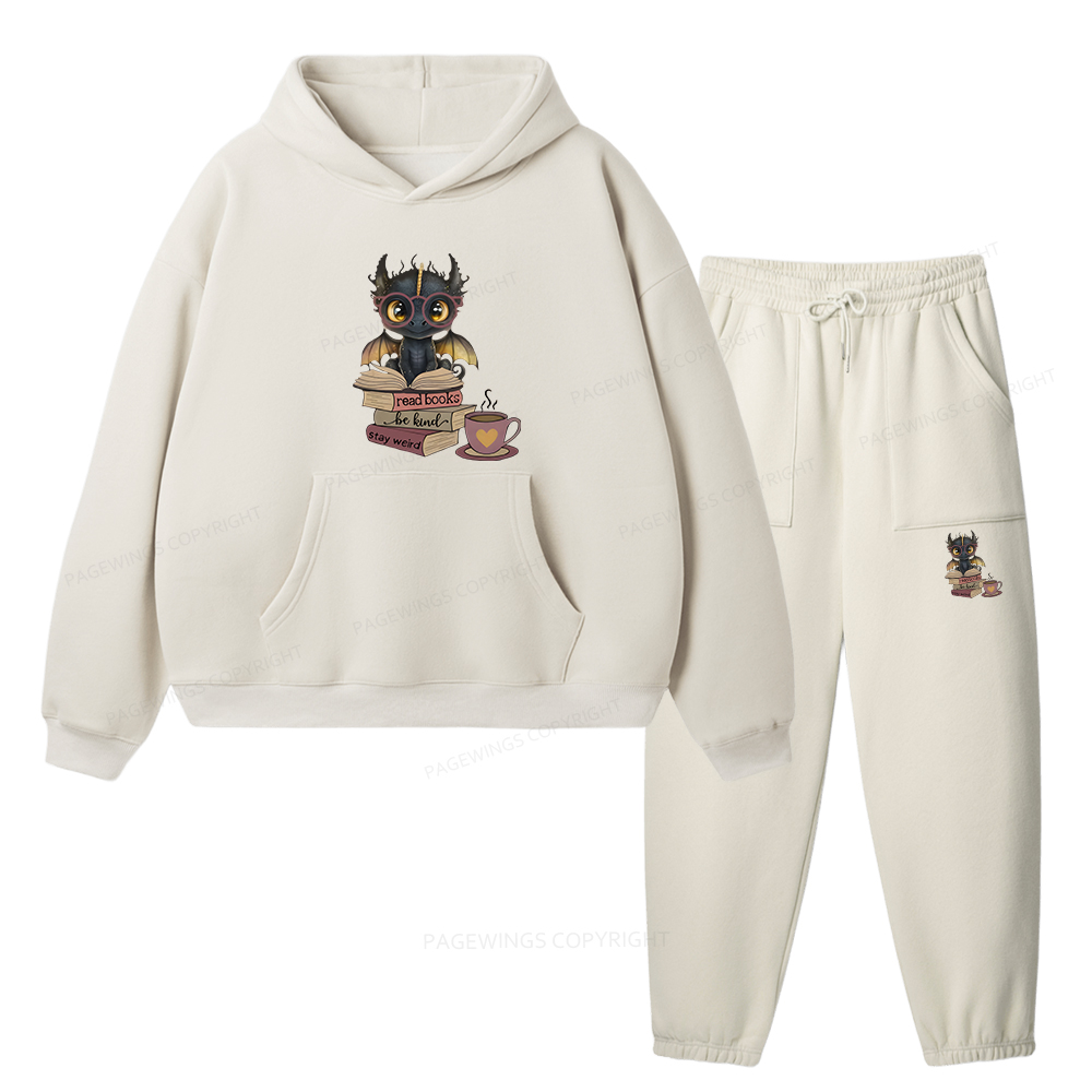 Pagewings Fourth Wing Dargon Unisex Fleece Hoodie Set