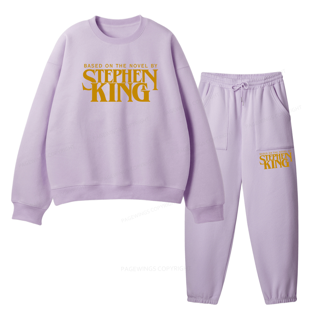 Pagewings Based On A Novel By Stephen King Unisex Fleece Sweatshirt Set 