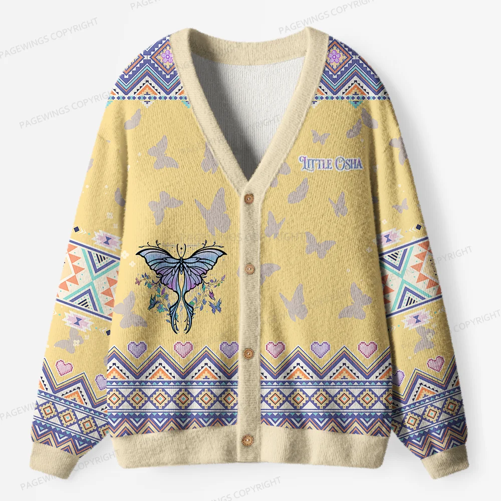 Pagewings Little Oshia Unisex Ugly Cardigan Sweaters