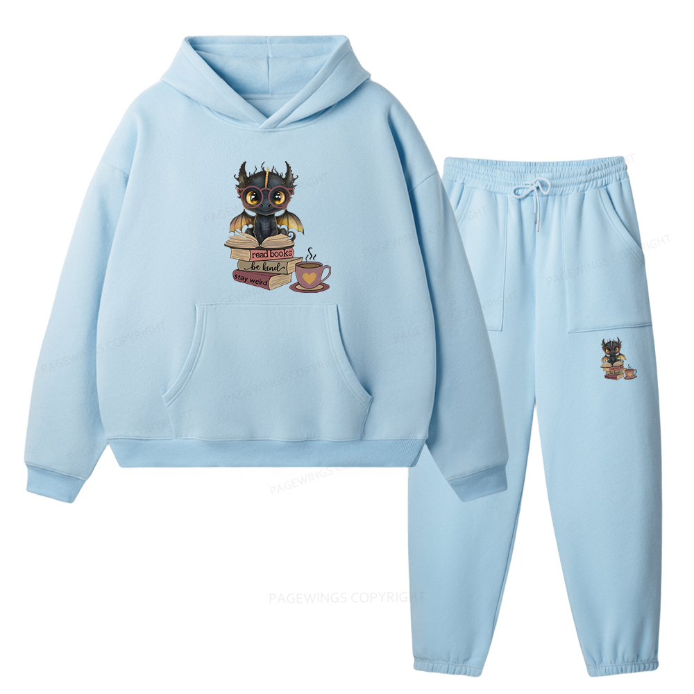 Pagewings Fourth Wing Dargon Unisex Fleece Hoodie Set