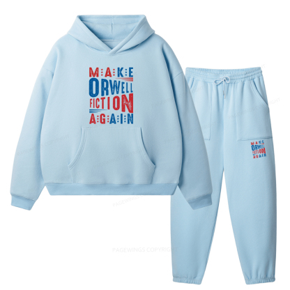 Pagewings 1984 Book Unisex Fleece Hoodie Set