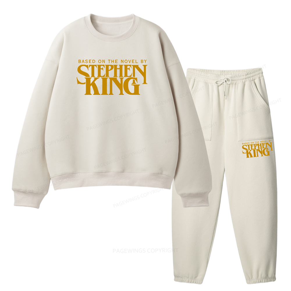 Pagewings Based On A Novel By Stephen King Unisex Fleece Sweatshirt Set 