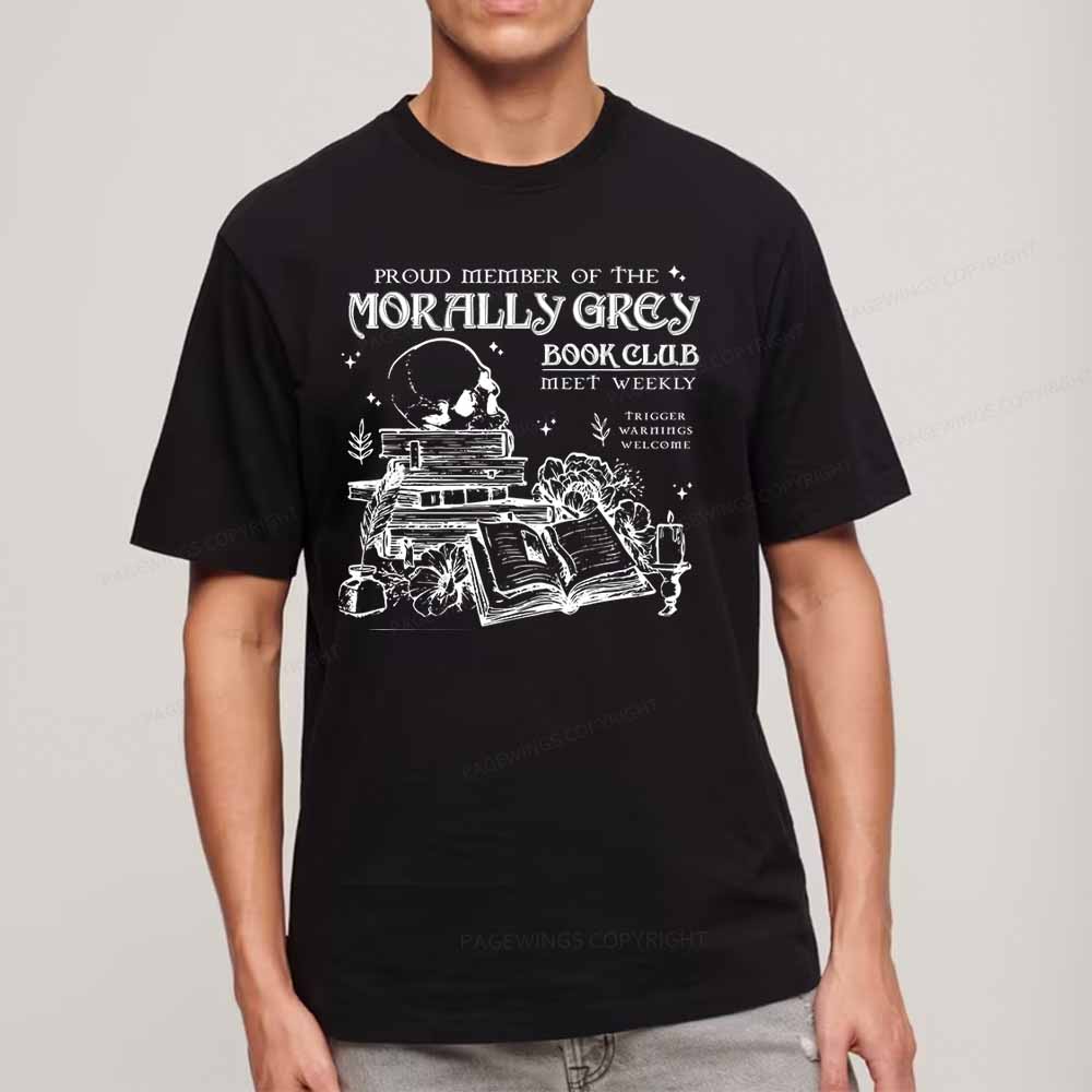 Pagewings Morally Grey Book Club Unisex Classic T-shirt