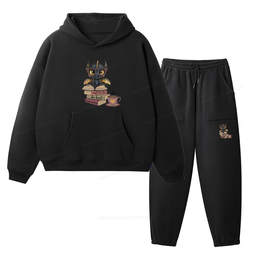 Pagewings Fourth Wing Dargon Unisex Fleece Hoodie Set