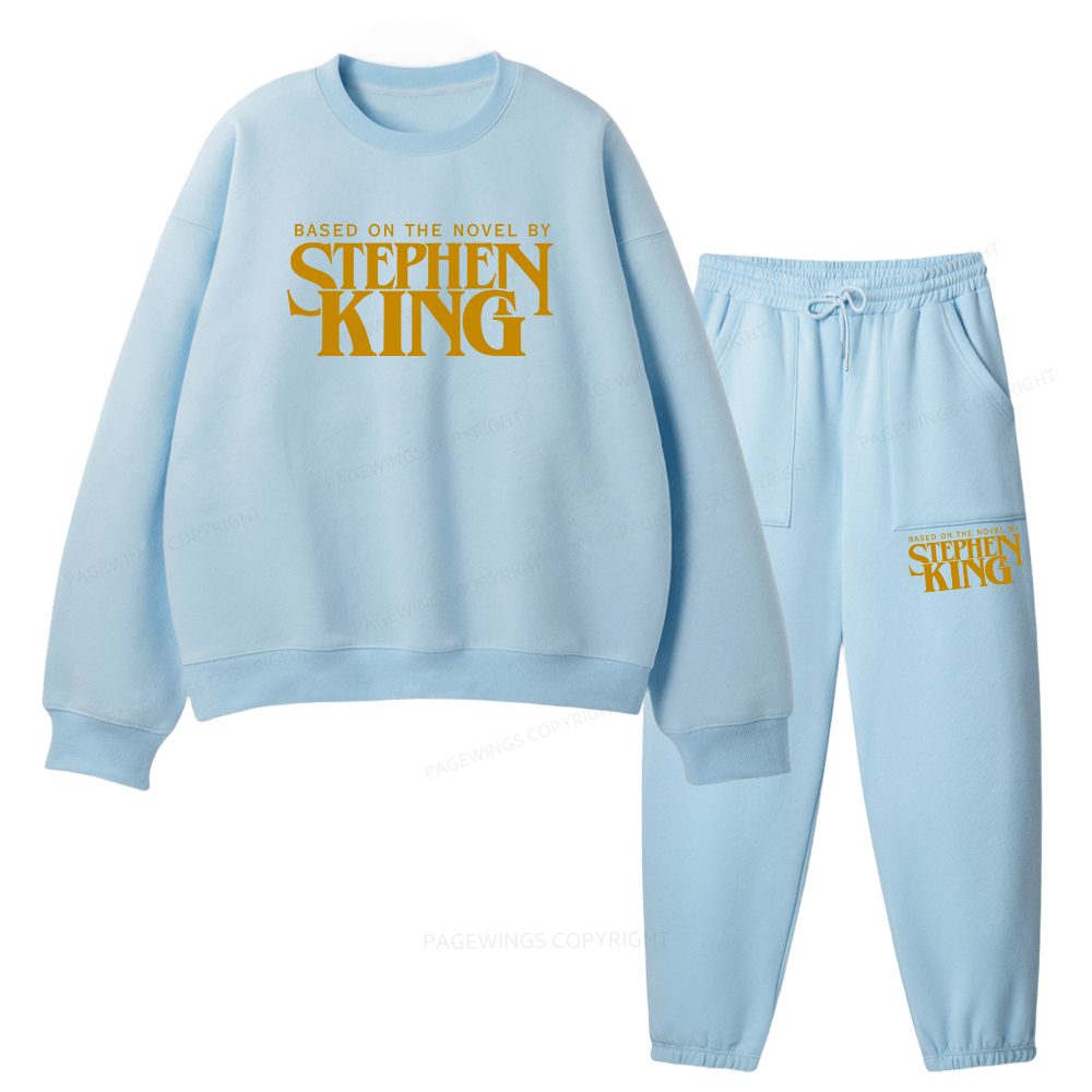 Pagewings Based On A Novel By Stephen King Unisex Fleece Sweatshirt Set 
