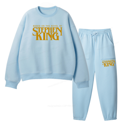 Pagewings Based On A Novel By Stephen King Unisex Fleece Sweatshirt Set 