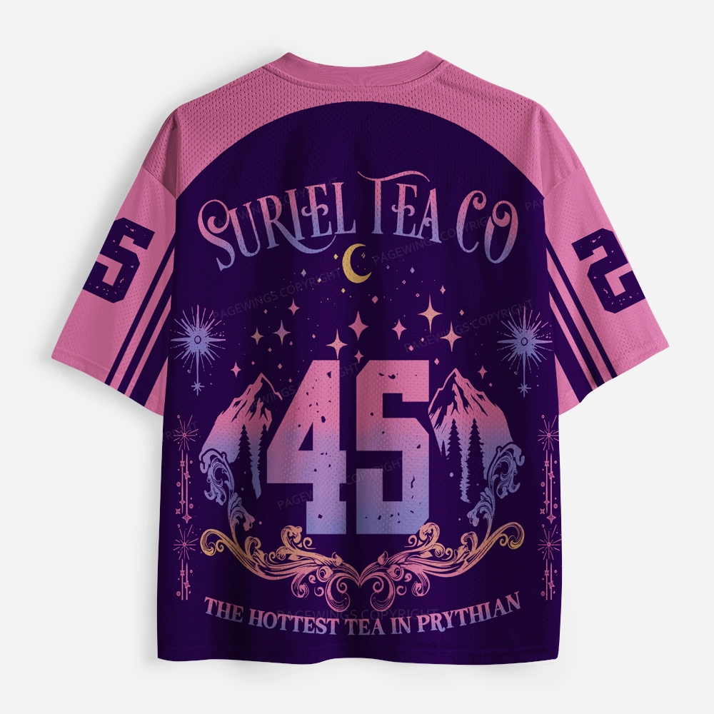 Pagewings  Suriel Tea Co  Unisex Mesh Jersey