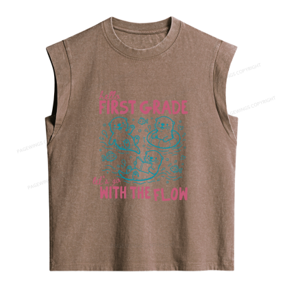Pagewings Personalized Back to School Women's Washed Tank Top