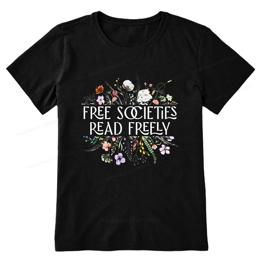 Pagewings Free Societies Read Freely Unisex Classic T-shirt