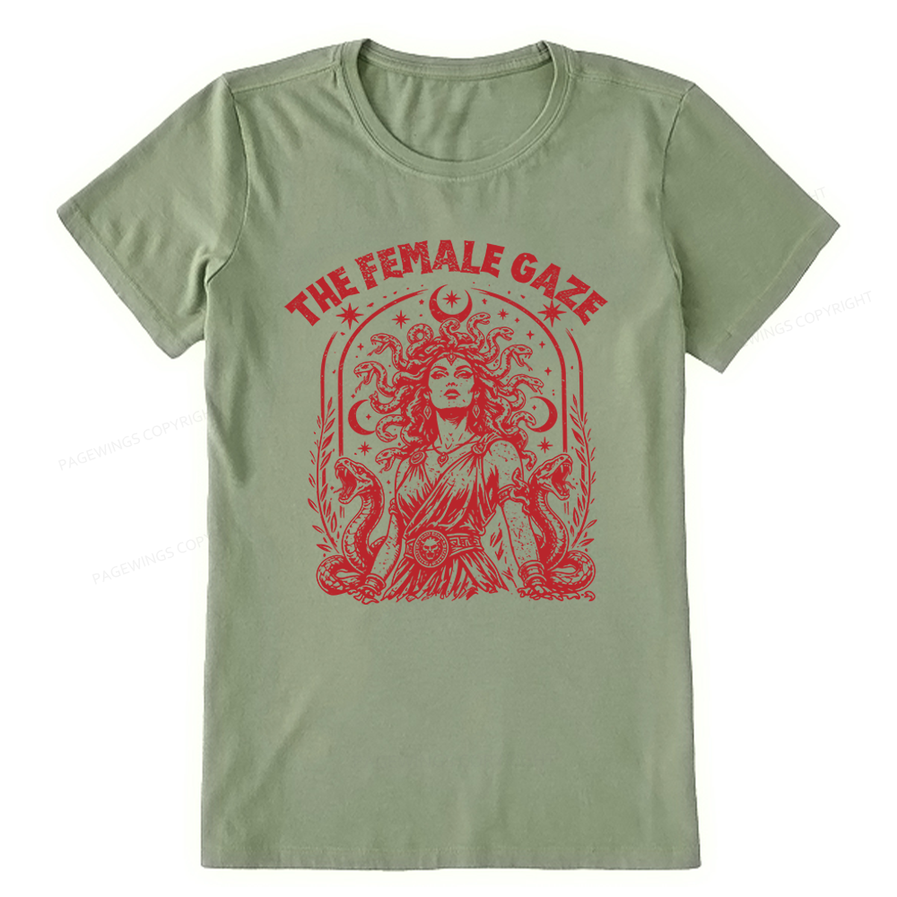 Pagewings Vintage Medusa Feminist Unisex Classic T-shirt