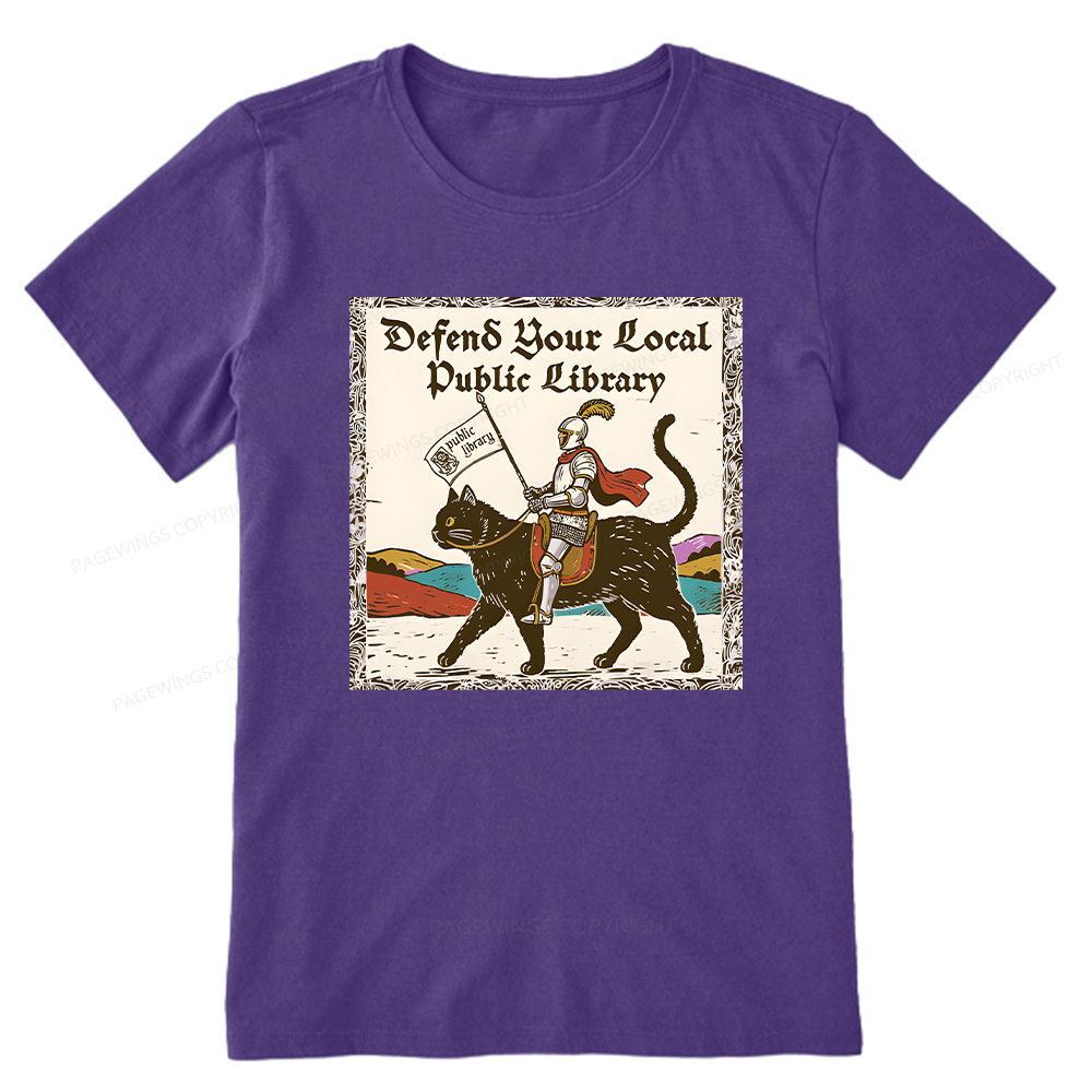 Pagewings Defend Your Local Public Library Unisex Classic T-shirt