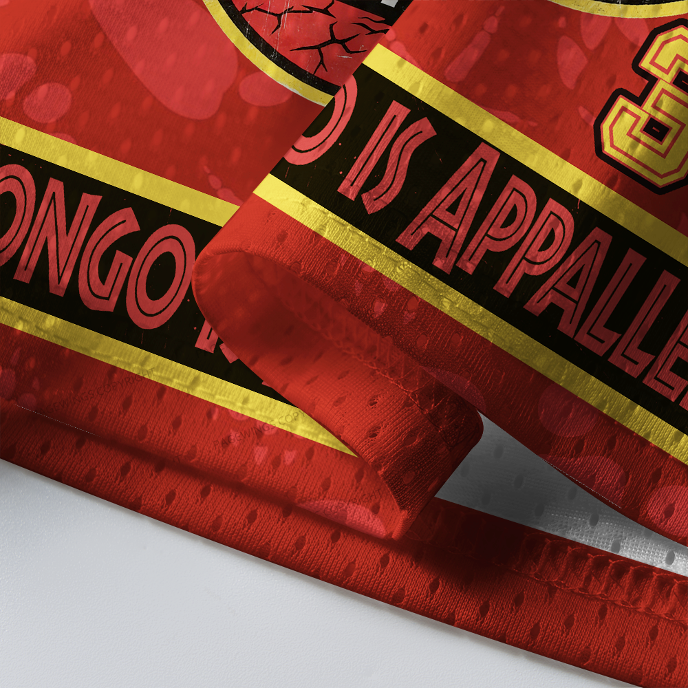 Pagewings Mongo Is Appalled Unisex Mesh Jersey