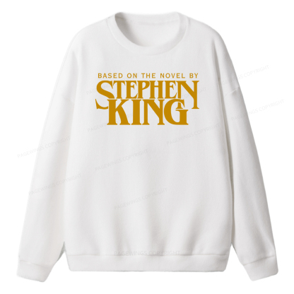 Pagewings Based On A Novel By Stephen King Unisex Knit Sweatshirt
