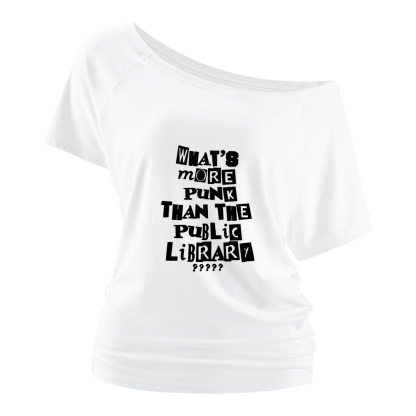 Pagewings What’s More Punk Than The Library Off Shoulder Top